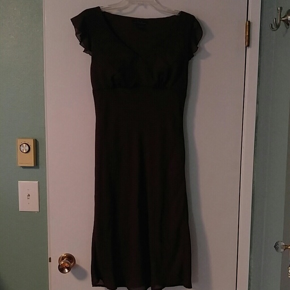 Brown polka dot dress - Picture 2 of 5